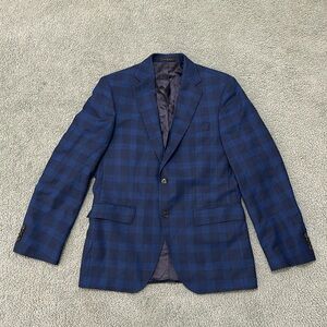 Boss Hugo Boss Jackson/Lenon2 wool check Blazer Mens 38r